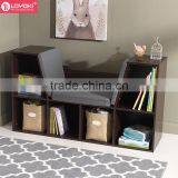 Wholesale Portable New Design Wooden Book Shelf From China thumbnail-2