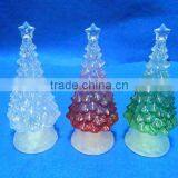 High Quolity LED Color Changing Acrylic and PE Christmas Tree thumbnail-4