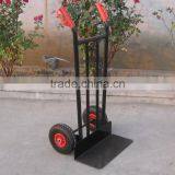 Steel Penumatic Wheel Black 200kg Load Capacity Power Hand Trolley thumbnail-1