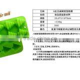 11032 Fashion Colored Christmas Tree Leaf-shape Silicone Cake Mould thumbnail-4
