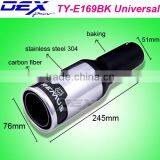 High Quality Automotive Part Stainless Steel 304 and Carbon Fiber Universal Exhaust Tip thumbnail-3