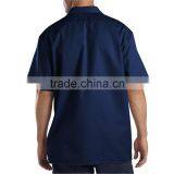 Solid Color Worker Uniform Front Pocket Workwear Man Work Shirts thumbnail-4