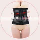3 Hooks Black Postnatal Breathable Free Sample Belly Shaper Body Shaper for Women thumbnail-3