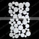 Polka Dot Wonderful Rectangle Hanging Vintage Ornate Art Decor Wall Mirrors thumbnail-1