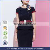 Custom Short Sleeved Dress Suit Office Ladies Temperament Stewardess Uniform Summer Suits