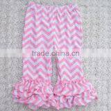 Clothing Distribution Companies Ruffle Bottom Pants Kids Ruffle Pants 100%cotton thumbnail-6