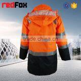 Safety Man Winter Wind Jacket Parka thumbnail-3