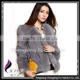 CX-G-A-225A Wholesale Winter Warm Genuine Fox Fur Jacket thumbnail-6