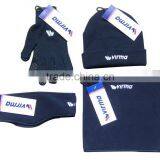 Men Polar Fleece Scarf Glove Hat Warm Set thumbnail-4