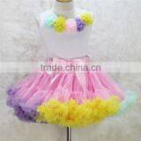 New Fashion Tutu Pettiskirt Set for Girls, Small Fresh Summer Wear Girl's Super Fluffy Pettiskirt Set thumbnail-4
