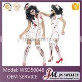 Sexy White Dress Ghost Nurse Cosplay Halloween Costumes China Wholesale thumbnail-1