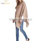 Winter Fashion Women Cashmere Knitted Cable Poncho thumbnail-2
