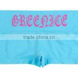 2017 Custom New Fashion Design Print Personalized Logo Breathable Lycra Cotton Sexy Sport Seamless Boyshort Women Underwear thumbnail-2