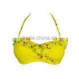 Custom Bikini Skirt Set With Print Ruffle Lady Bikini OEM Custom Sexy Bikini Girls thumbnail-2