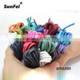 Custom Round Waxed Cotton Laces - Waxed Boot Shoelaces - Wax Dress Shoealces - Wax Rope Shoelaces (29 Colors Available) thumbnail-1