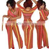 2016 Wholesale Sexy Long Seelve Print Playing Card Blak Jumpsuit For Women thumbnail-6