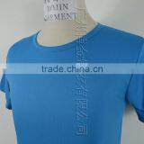 Blue Color Quick dy Dry Fit O-neck Mens Tshirt for Wholesale thumbnail-3
