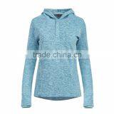Wholesale Price Woman Dry Fit Slim Stretchy Gym Pullover Hoodie thumbnail-1