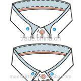 Custom Model Long Sleeve Turn up Collar Bespoke Man Shirt thumbnail-4