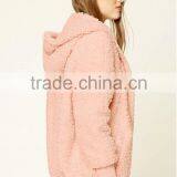 Guangzhou Shandao OEM High Quality Design Winter Women Long Sleeve Pink Shearling Real Mink Fur Coat thumbnail-3