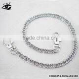 40cm Silver Color Metal Chain for Handbag Shoes Jewelry thumbnail-1