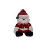 20cm, 25cm Christmas new style soft stuffed plush Santa Claus toys with hat and scraf