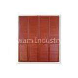 Folding Louvered Closet Doors, Wavelike Interior Wooden Sliding Wardrobe Door For Office thumbnail-1