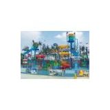 Children Recreation Waterfall Spray Park Equipment , Custom Logo Amusement Park