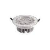 2800k - 6500K Led 12W Ceiling Spot Light Recessed Brightness , 100 Lm/W