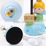 Creative Cartoon Children Reading Prince Shaped Resin Led Table Lamp thumbnail-3