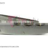 Damascus Steel Straight Razor Folding Knife thumbnail-2