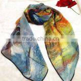 PRINTED POLYESTER SCARF thumbnail-4