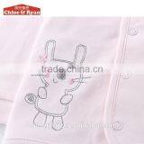 100% Cotton Long Sleeve Clothes Baby Girl Sleep Pink Infant Dresses thumbnail-2