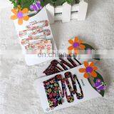 Wholesale Flower Print Hair Snap Clips and Bobby Pins Matel Hair Clips for Kids thumbnail-2
