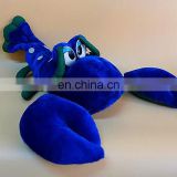 big eyes embroidered lobster plush stuff toy blue