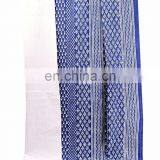 Indian Indigo Blue Abstract Design Kantha Quilt Handmade Bedspread Throw Cotton Queen Size Blanket Patchwork Print thumbnail-5