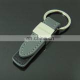 Hot Sale Promotional Real Leather Metal Carabiner Key Chain thumbnail-3