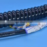 trailer wire electrical spiral cable  spring wire  spiral coiled cable