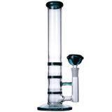 10 Inches Tall Glass Water Bongs with Triple Honeycombs