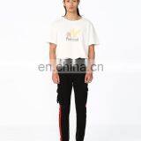 DiZNEW Китайская заводская фабрика по OEM-производству оптово продаёт чёрные спортивные брюки с шнуровкой по талии thumbnail-5