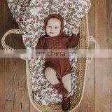 2020 Autumn and Winter the Same Baby Hollow Lace Cotton Knitted Jumpsuit Baby Bottoming Sweater Romper thumbnail-6