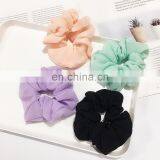 Xugar Hair Accessories Chiffon Hair Scrunchies Solid Elastic Ties Rubber Gum Hair Rubber Ponytail Holder Rope Bands thumbnail-3