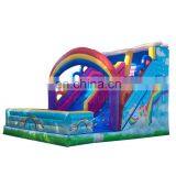 China Inflatable Rainbow Slide Jumping Castle Bouncer For Kids thumbnail-1