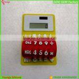 2016 Hot Sale 8 Digits Silicone Solar Powered Calculator thumbnail-1