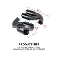 304 Steel Oval V8 Car Muffler Pipes for Porsche Cayenne 958 Turbo GTS Sport 11-14 thumbnail-3