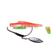 8.5cm 5g 7colors TPR Two-color Soft Lure Oar Tail Soft Bait Luya Soft Bait thumbnail-4