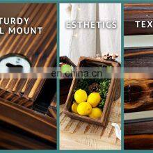 Rustic Finish Nesting Boxes Fruit Wooden Crates in Bulk Vintage Home Garden Stacking Wooden Rustic Custom Wood Crates thumbnail-2