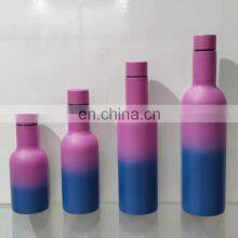 New Wine Shape 750ml Manufacture Bottle Logo Stainless Steel Insulated Vacuum Flask thumbnail-3
