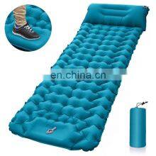 Personalized Outdoor Sleeping Nylon Dirt Free Foldable Bed Floor Inflatable Camping Mat thumbnail-2