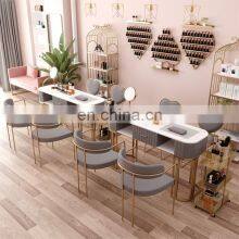 Economical Manicure Table And Chair Set Combination Manicure Shop Decoration Marble Modern Simple Manicure Table thumbnail-2